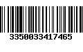 Código de Barras 3350033417465