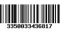 Código de Barras 3350033436817