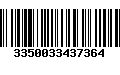 Código de Barras 3350033437364