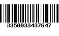 Código de Barras 3350033437647