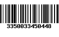 Código de Barras 3350033450448