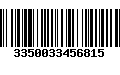 Código de Barras 3350033456815