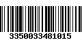 Código de Barras 3350033481015