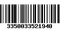 Código de Barras 3350033521940