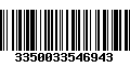 Código de Barras 3350033546943