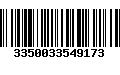 Código de Barras 3350033549173