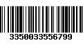 Código de Barras 3350033556799