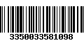 Código de Barras 3350033581098