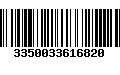 Código de Barras 3350033616820