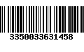 Código de Barras 3350033631458