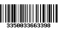 Código de Barras 3350033663398