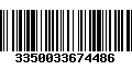 Código de Barras 3350033674486