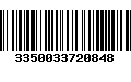 Código de Barras 3350033720848