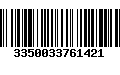 Código de Barras 3350033761421