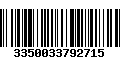 Código de Barras 3350033792715