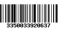 Código de Barras 3350033920637