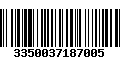 Código de Barras 3350037187005