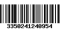 Código de Barras 3350241240954