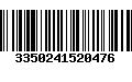 Código de Barras 3350241520476