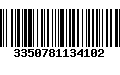 Código de Barras 3350781134102