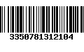 Código de Barras 3350781312104