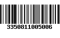 Código de Barras 3350811005006