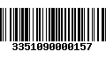 Código de Barras 3351090000157