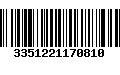 Código de Barras 3351221170810