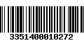 Código de Barras 3351400010272