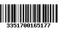 Código de Barras 3351700165177