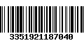 Código de Barras 3351921187040