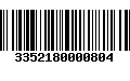 Código de Barras 3352180000804