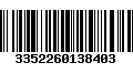 Código de Barras 3352260138403