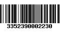 Código de Barras 3352390002230