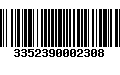 Código de Barras 3352390002308