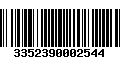 Código de Barras 3352390002544