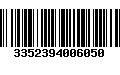 Código de Barras 3352394006050