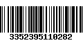 Código de Barras 3352395110282