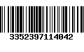 Código de Barras 3352397114042
