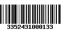 Código de Barras 3352431000133