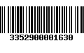 Código de Barras 3352900001630