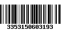 Código de Barras 3353150603193