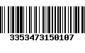 Código de Barras 3353473150107