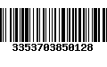 Código de Barras 3353703850128