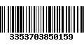 Código de Barras 3353703850159