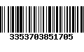 Código de Barras 3353703851705