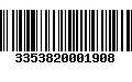 Código de Barras 3353820001908