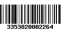 Código de Barras 3353820002264