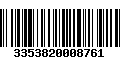 Código de Barras 3353820008761