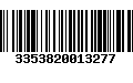 Código de Barras 3353820013277